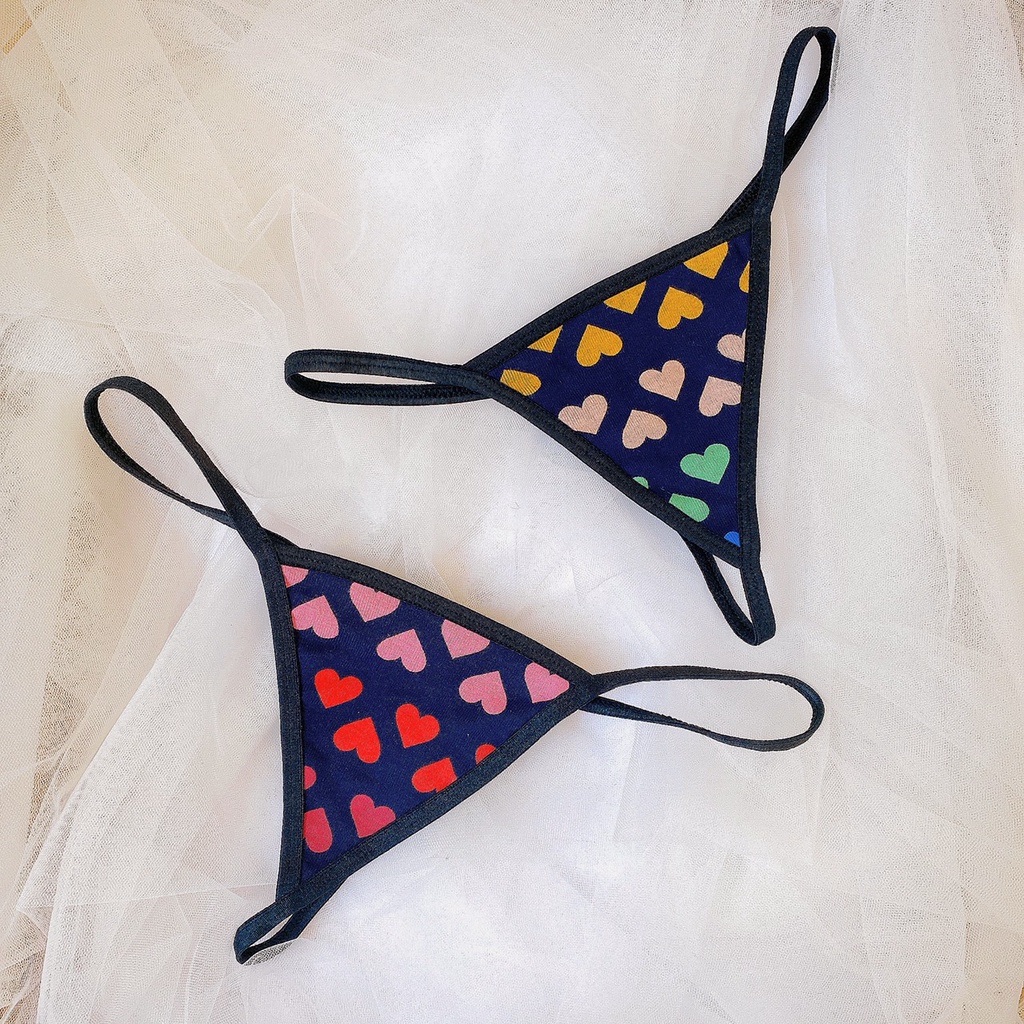 CK054 - QUẦN LÓT COTTON TRÁI TIM NỮ SEXY - CHÍP LỌT KHE SU GỢI CẢM - cochunhcohuyensi