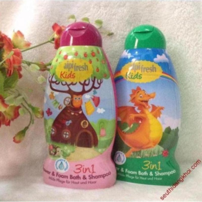 Sữa tắm Alpifresh Kid 500ml/ 3 in 1 Đức