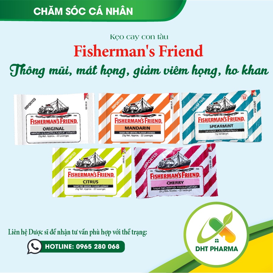 Kẹo con tàu Fisherman's Friend Original