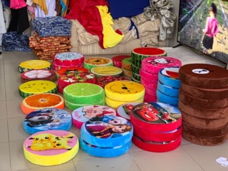 Nệm ngồi Hình 3D giá rẻ (38cmx7cm
