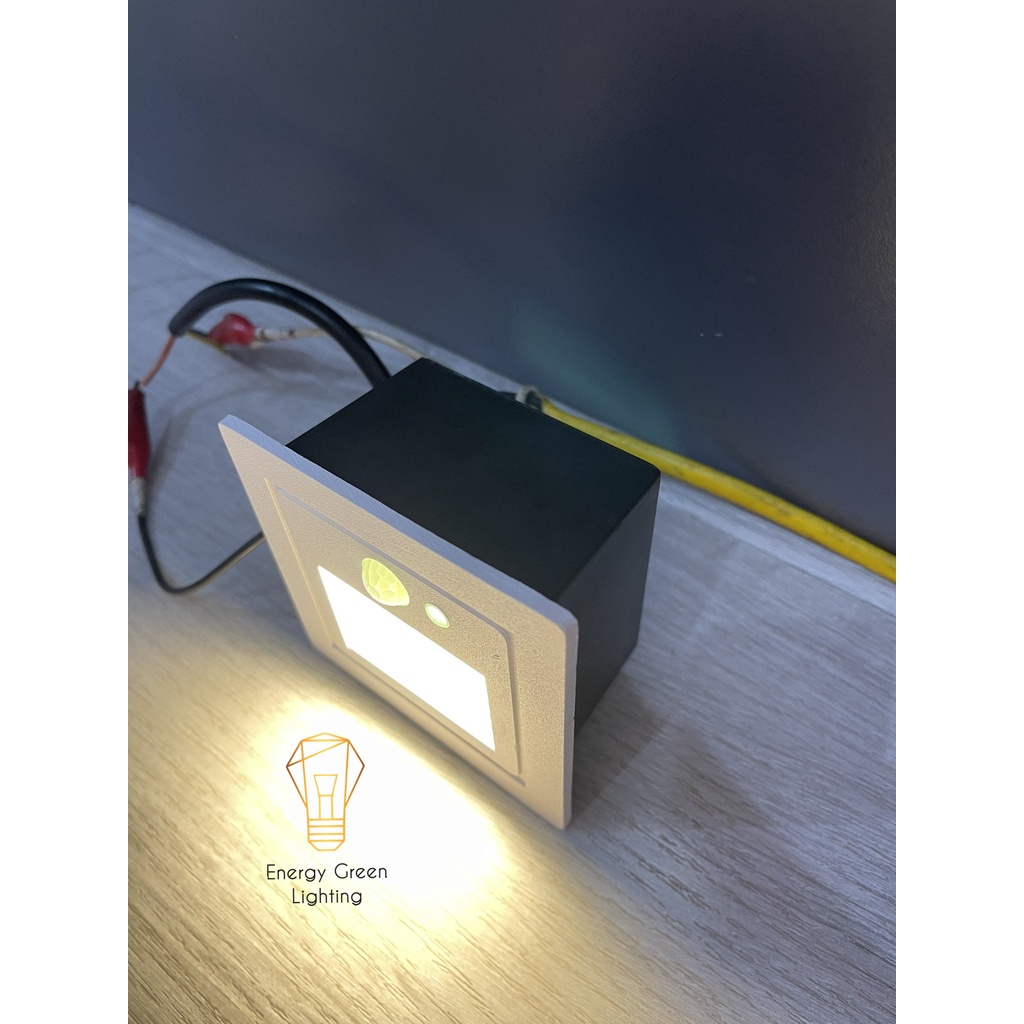 Đèn Led âm Tường Energy Green Lighting  Chân Cầu Thang , Thân Chân Tường , Chống Nước DA-01 - Cảm Biến Chuyển Động