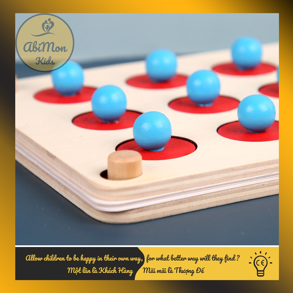 Lật Hình Gỗ Tìm Cặp Giống Nhau Cho Bé (10 chủ đề) ☘️ Montessori cao cấp ✨ (Đồ chơi Giáo Dục - An toàn - Thông minh)