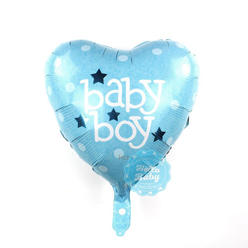 Bóng hình tim BABY BOY & GIRL (45cm)