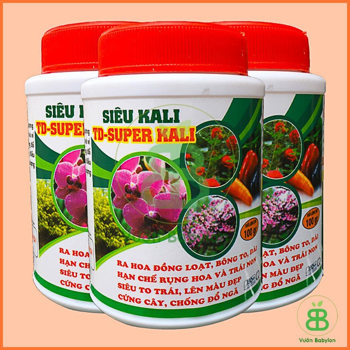 Phân bón SIÊU KALI kali 46 giúp cứng cây, bông nở đều, bông to, màu sắc đẹp