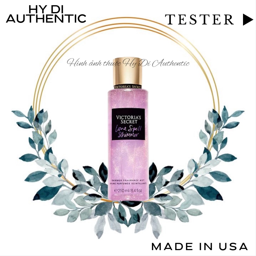 LOVE SPELL SHIMMER - Xịt Thơm Nhũ Body Shimmer Mist Victoria’s Secret