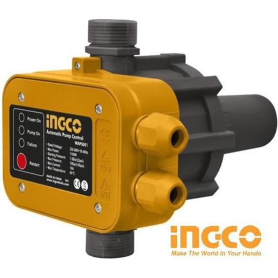 INGCO Rờ le tự động máy bơm nước bằng áp suất Automatic Pump Control 10 Bar 10A WAPS001