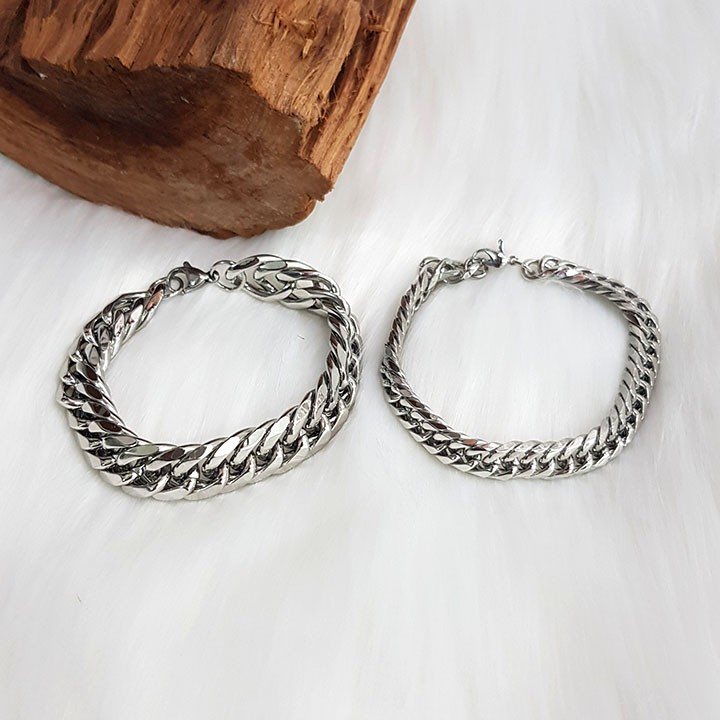 Lắc tay nam kiểu xích kép LZ1208