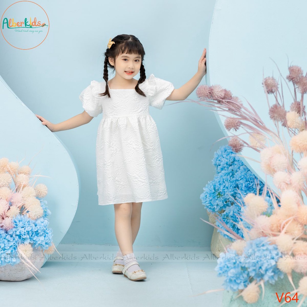 Váy bé gái ALBER LYRA DRESS 2 lớp công chúa xinh đẹp cho trẻ em 2,3,4,5,6,7,8,9,10,11,12 tuổi [V64]