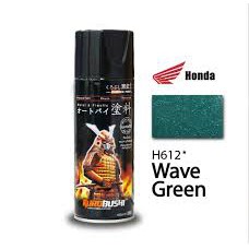 SƠN XỊT SAMURAI H612 MÀU XANH NHỚT WAVE HONDA