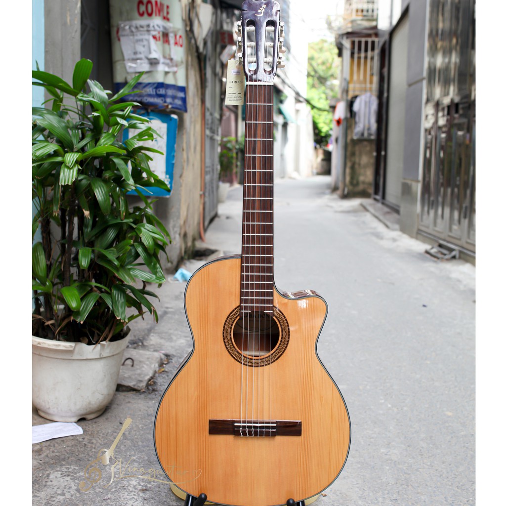 Đàn guitar classic Ba Đờn C100J  guitar ba đờn c100j chính hãng  tặng full 12 phụ kiện