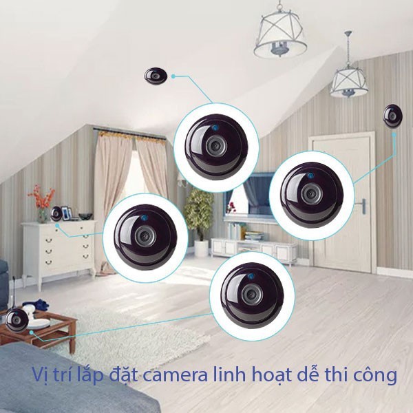 Camera Mini Wifi E08, Camera Wifi E08 FULL HD 1080P Xem Từ Xa Qua Điện Thoại 3g 4g 5g giá rẻ chất hơn camera Yoosee