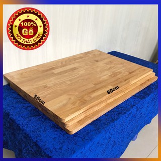 Mặt bàn gỗ cao su 50cmx80cm,Mặt bàn