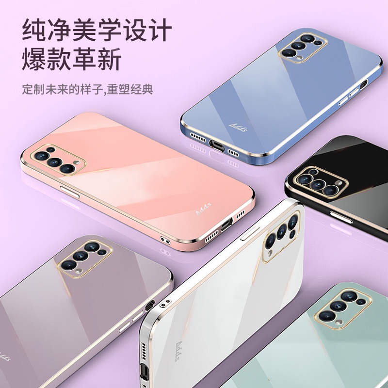 Ốp lưng OPPO Reno5 ốp lưng OPPO Reno4 Pro Ốp lưng Điện Thoại tpu Silicon anti-drop Sơn Dầu Cho OPPO Reno 5 Reno 4 Pro 4Pro 5G