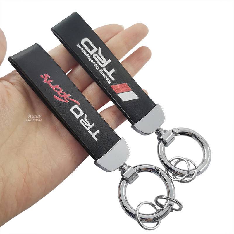 1 x Móc khóa logo xe hơi xe máy đua TRD TRD SPORT chất lượng cao