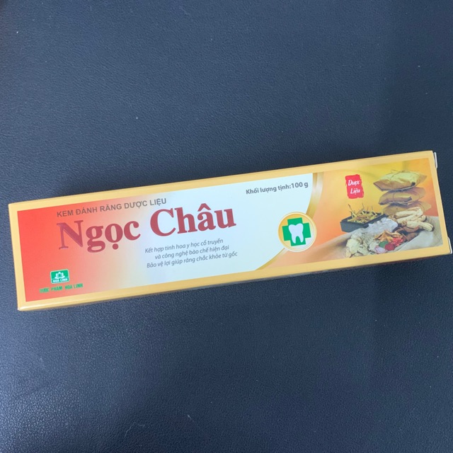 Kem đánh răng dược liệu Ngọc Châu 100g / 170g (Hoa Linh) - Ngừa sâu, cao răng, nhiệt, lở loét miệng, chảy máu chân răng