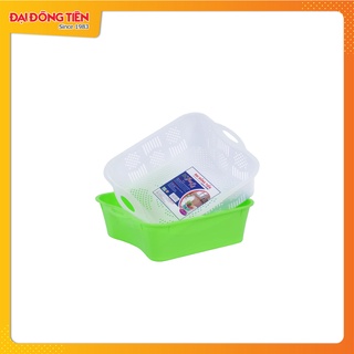 Bộ thau rổ vuông nhỏ đại đồng tiến c1150-j1150