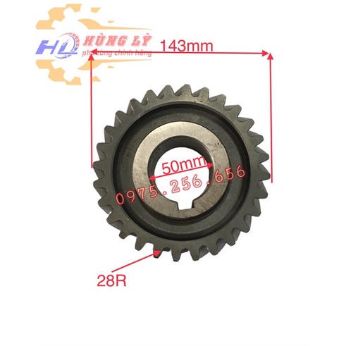 Bánh răng số phụ 2 cầu 28R Cổ Cao JD Có cá TH6T phụ tùng ô tô phụ tùng Hùng Lỳ