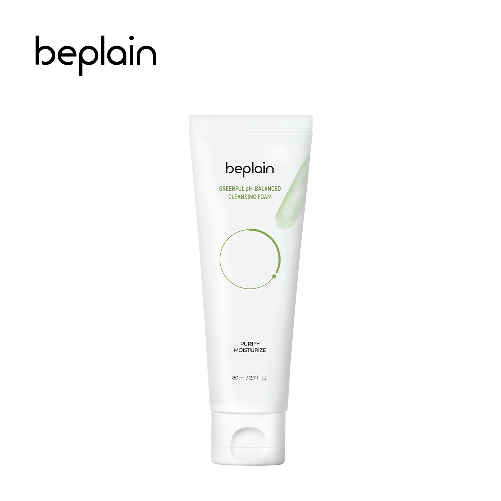 Sữa Rửa Mặt beplain Đậu Xanh cân bằng độ pH Greenful Cleansing Foam 80ml