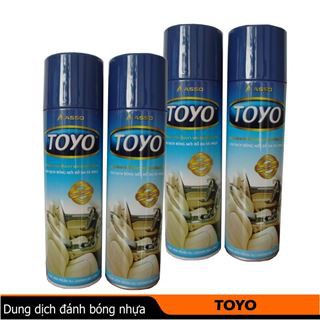 Dung dịch xịt bóng taplo toyo | chai xịt taplo