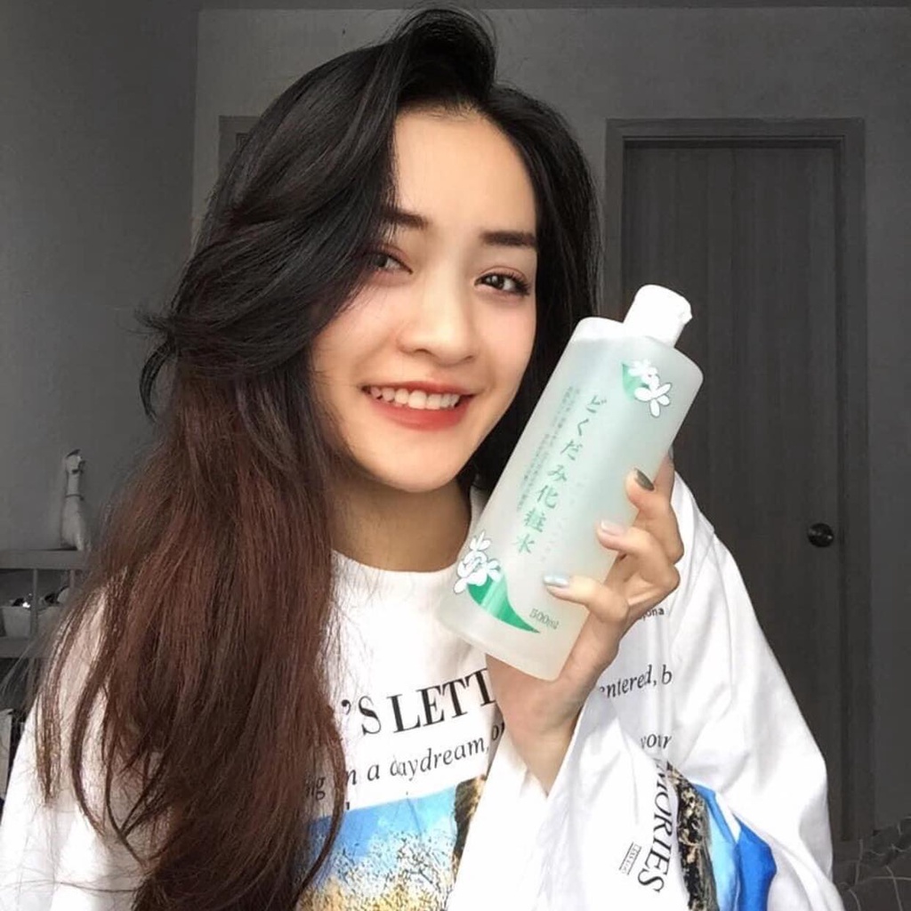 Nước hoa hồng Toner diếp cá Dokudami Natural Skin Lotion Nhật 500ml