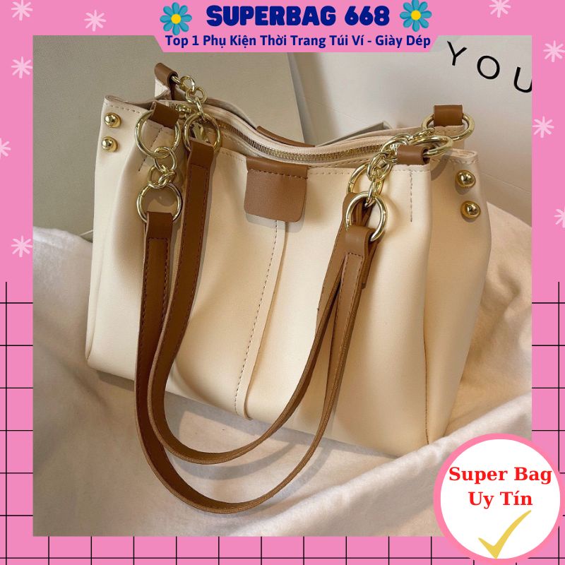 Túi tote nữ đẹp - Túi tone công sở đựng A4 đi học, đi chơi đi làm thời trang superbag 389