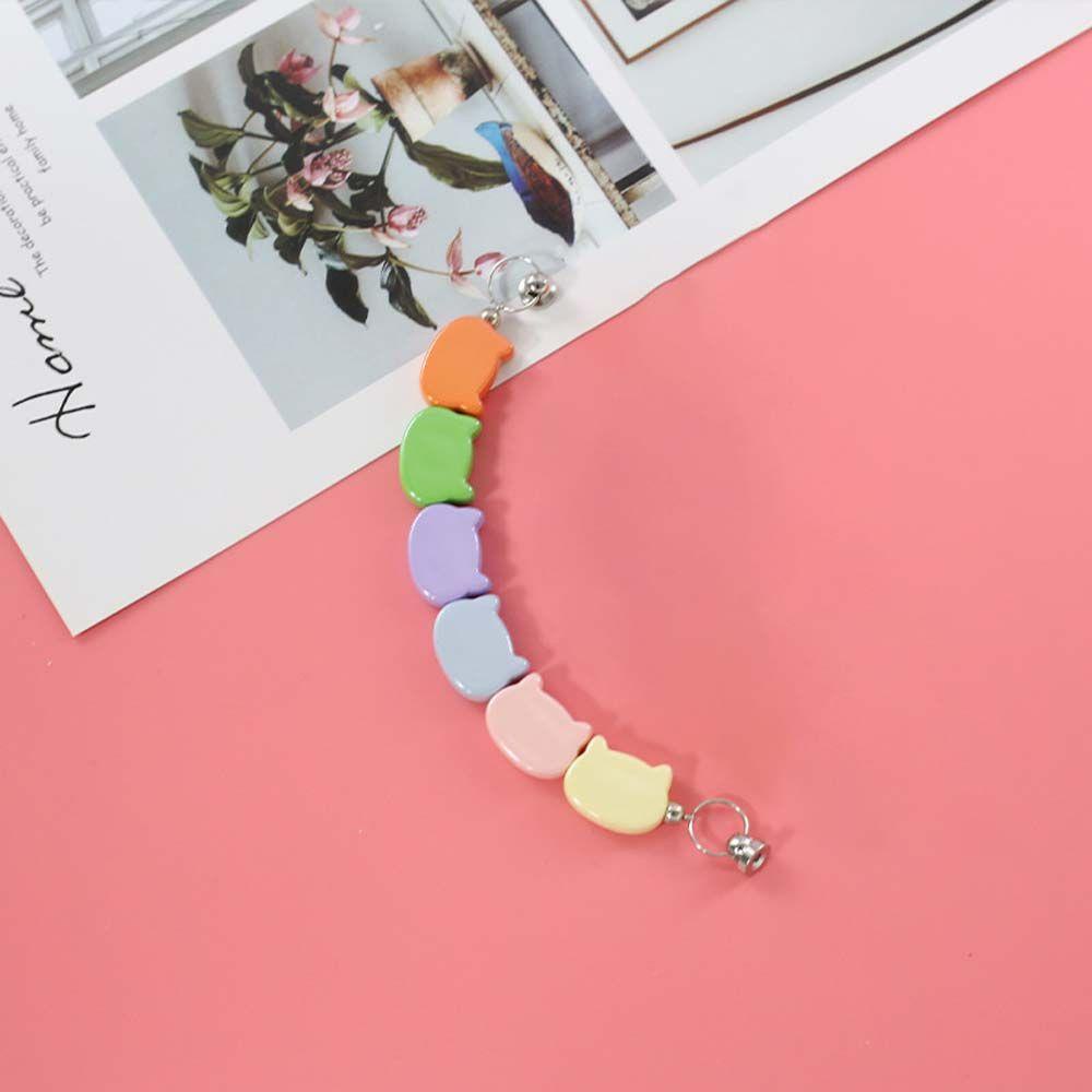Dây Đeo Điện Thoại Handmade Chống Thất Lạc Hình Mèo Dễ Thương