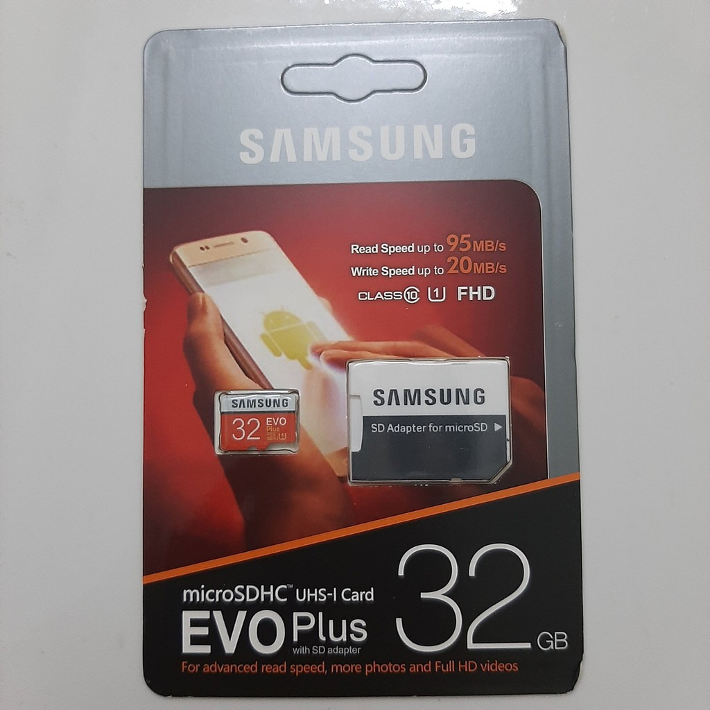 Nơi▤Thẻ nhớ MicroSDHC Samsung Evo Plus 32GB UHS-I U1 95MB/s