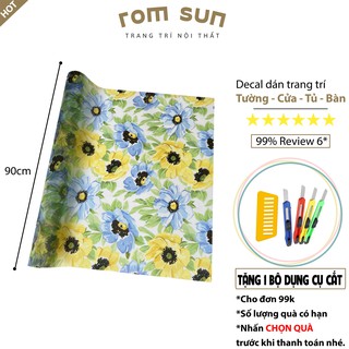 Decal dán kính mờ phòng ngủ sẵn keo, giấy đề can dán kính cửa sổ văn phòng,tắm chống nắng