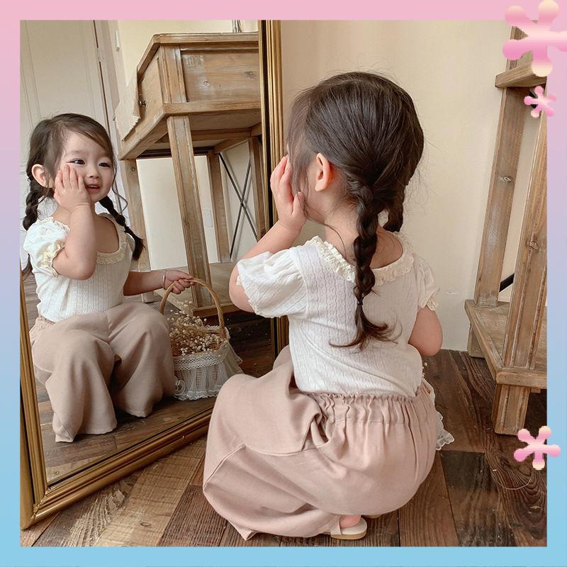 Áo Sơ Mi Tay Ngắn Thời Trang Mùa Hè Phong Cách Hàn Quốc Dễ Thương Dành Cho Bé Gái 2022