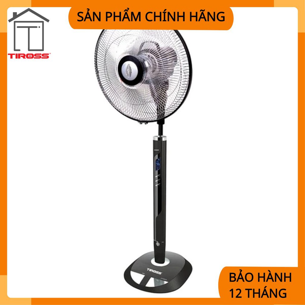 Quạt cây 16&quot; TIROSS, 65W có đk, hẹn giờ, 3 chế độ gió, cảm ứng tự stop khi sờ vào (mới)
