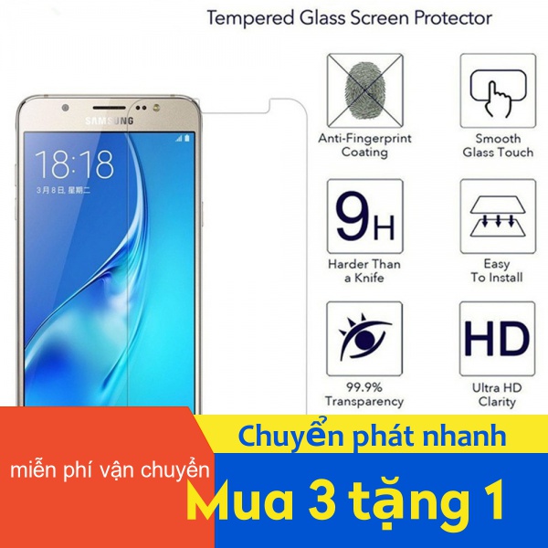 Kính cường lực bảo vệ màn hình cao cấp cho Samsung A01 Core A310 A3 A720 A7 A520 A5 A320 2017 E7