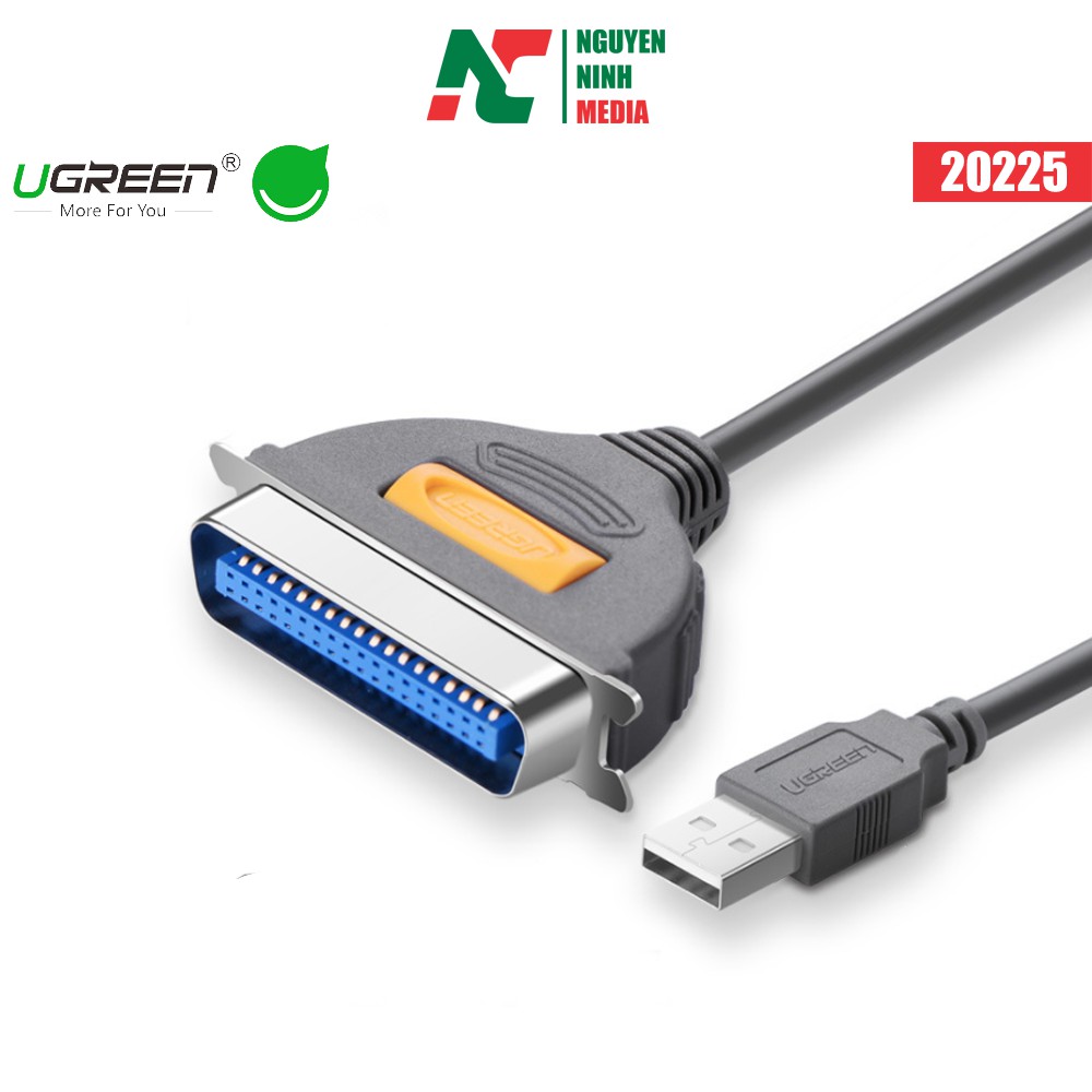 Cáp máy in USB sang IEEE 1284 Parallel dài 2M UGREEN 20225