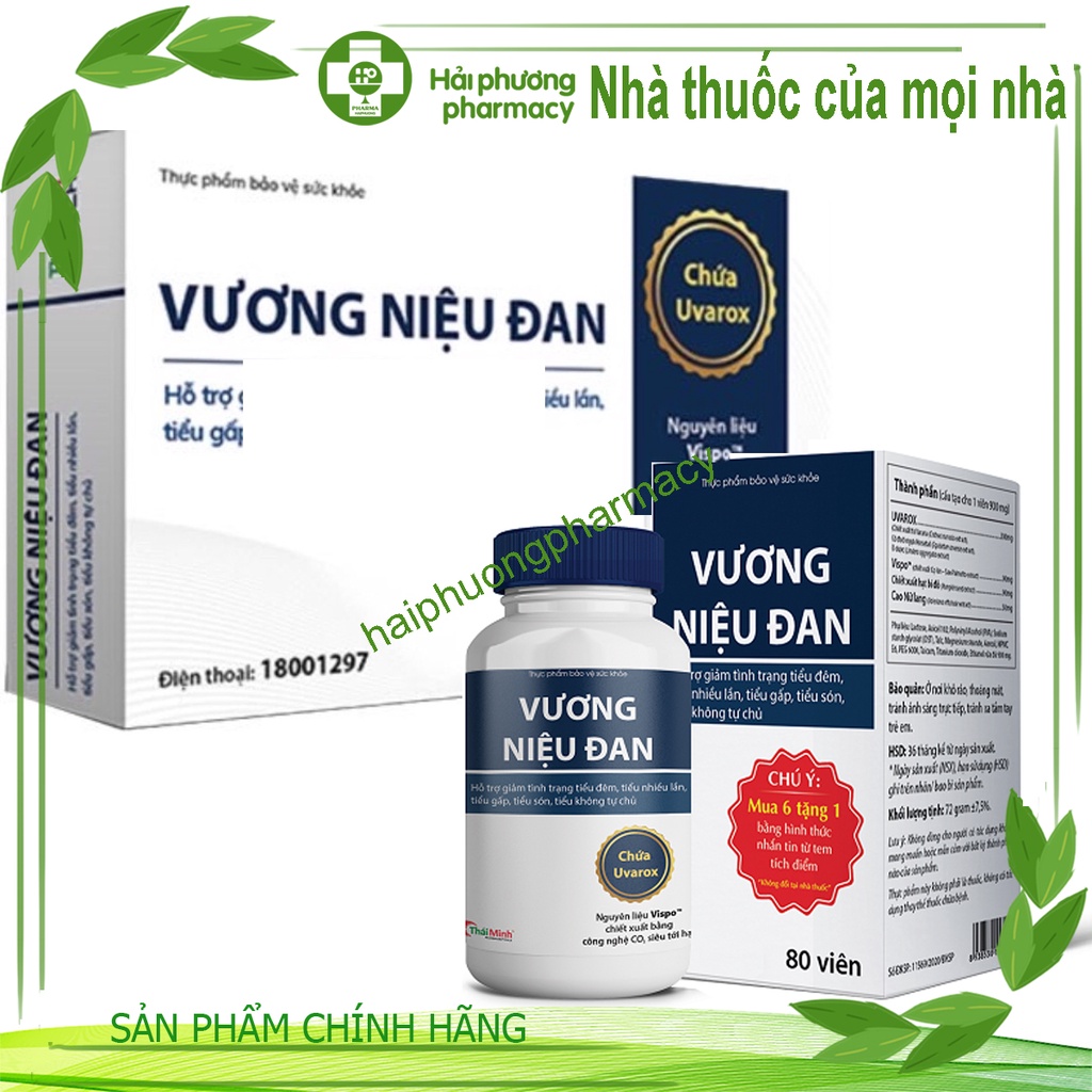 Vương Niệu Đan - Hỗ trợ giảm kích thích bàng quang