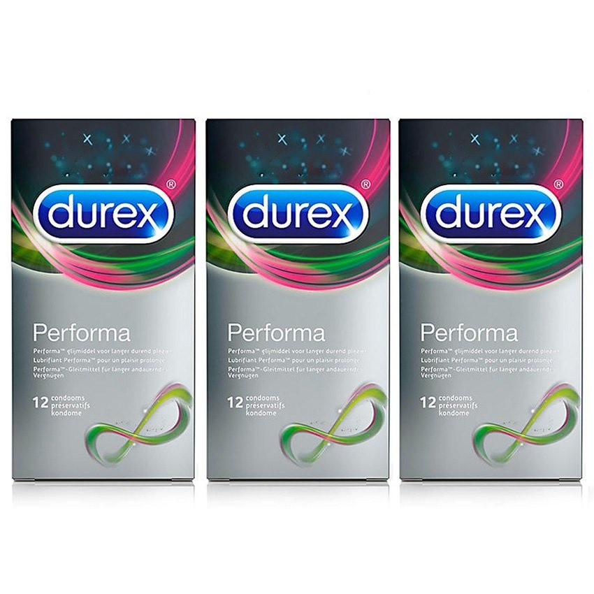 Bao cao su Durex Performa 12 pcs - Cam kết chính hãng