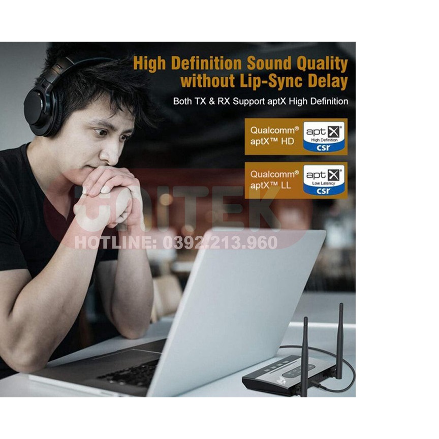 Bộ Thu Phát Nhạc Bluetooth 5.0 BT-B22: Đa Chức Năng NFC, Hỗ trợ APTX HD / APTX LL / APTX SPDIF / AUX
