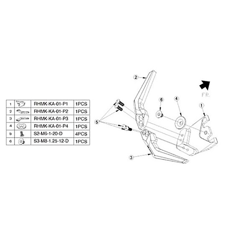 Bọc Tay Lái Xe Mô Tô Kawasaki Ninja 300 Z300 2013-2016 Chất Lượng Cao