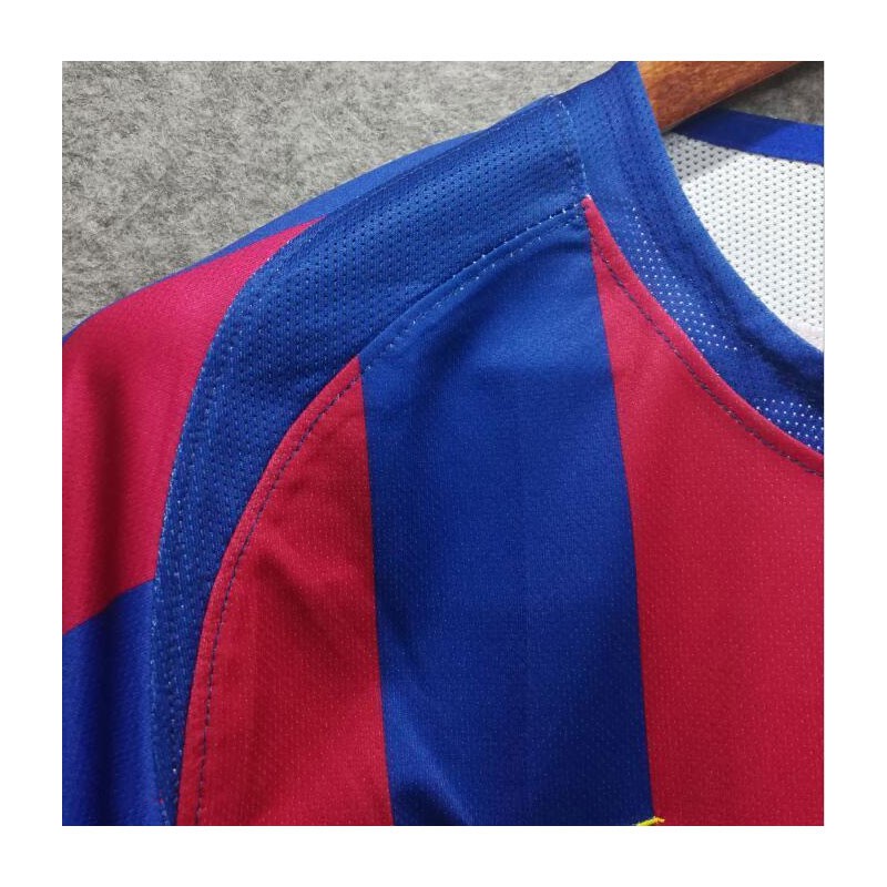 Áo Thun Đá Banh Tuyển Barcelona 2005-06 S-XXL 10 Ronaldo 30 MESSI