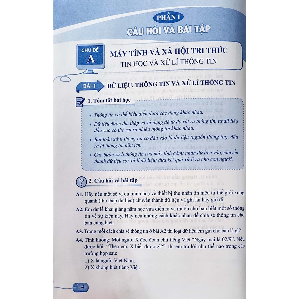 Sách - Bài tâp tin học 10  - bán kèm 1 gọt chì