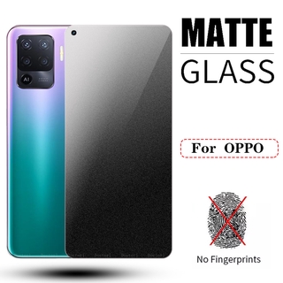 Kính Cường Lực Mặt Nhám Chống Dấu Vân Tay Cho OPPO A78 A17K A96 A77 A77s A76 A57 A55 A95 A94 A74 5G A17 A16K A16 A15 A15s A5s A3s A5 A9 2020 A33 A53 A91 A92 A72 A52 A11 A12 A1K F9 F11 Pro 5G 4G 2023