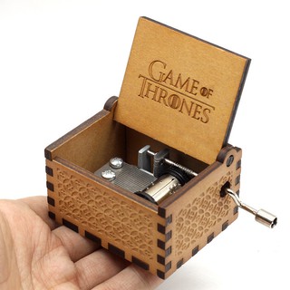 Hộp nhạc gỗ - GameofThrones - Nâu gỗ