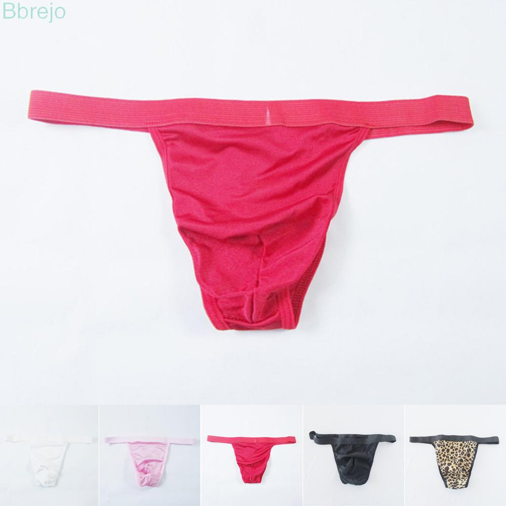 Underwear Underpants Breathable Tangas Lingerie Leopard Pouch Low waist Male Comfortable G-String Thong Fashion