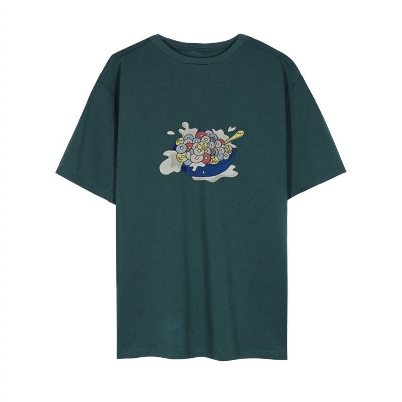 Áo thun ❤Có size tay lỡ unisex form rộng Eat