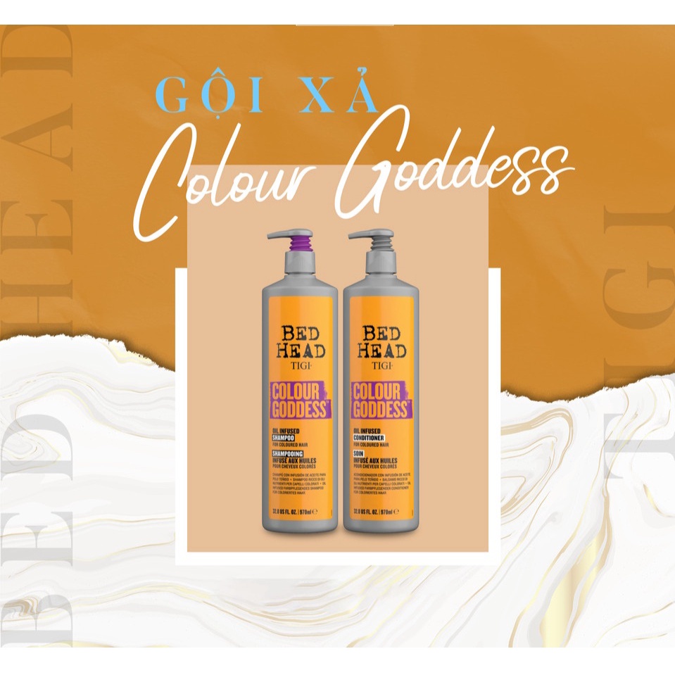 Gội Xả Tigi Bed Head Cam Colour Godness – Giữ màu cho tóc nhuộm