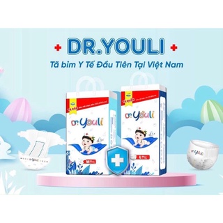 Tã Bỉm YOULI Y TẾ - DR.YOULI Dán Quần S60 M52 M48 L48 XL44 XXL44 XXX40