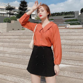 Áo somi cổ sen nhọn_xưởng nhà bell_chibest_ab554
