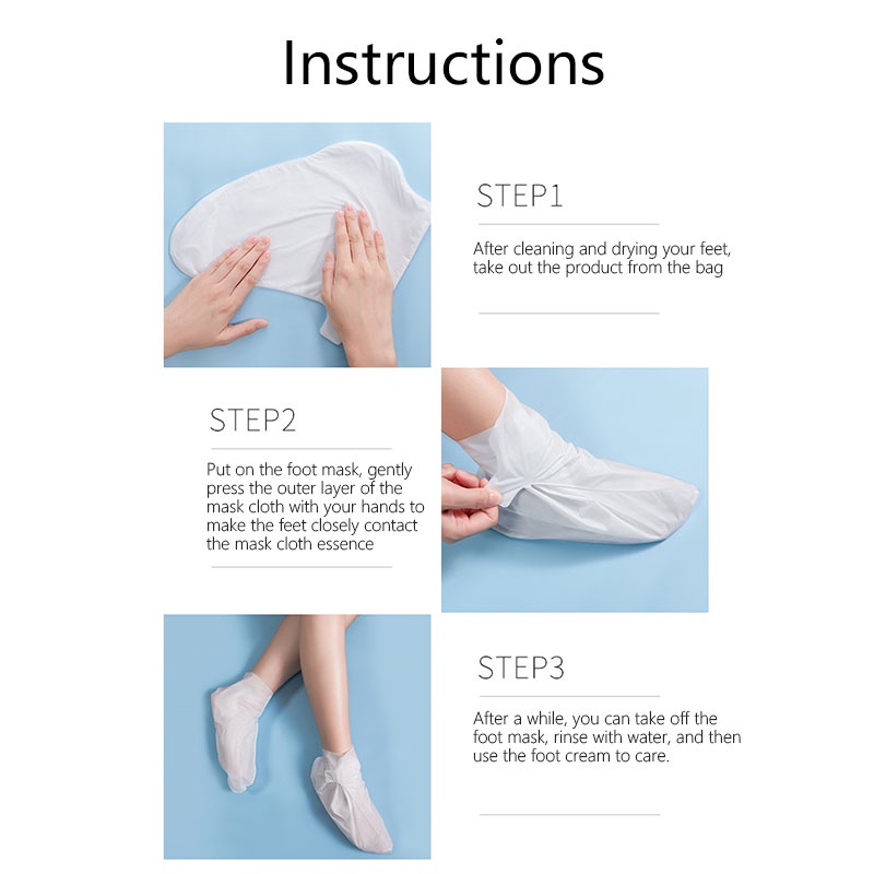 Mặt Nạ Sữa Dê Dưỡng Da Chân Làm Trắng Xóa Nếp Nhăn Và Vết Chân Mịn