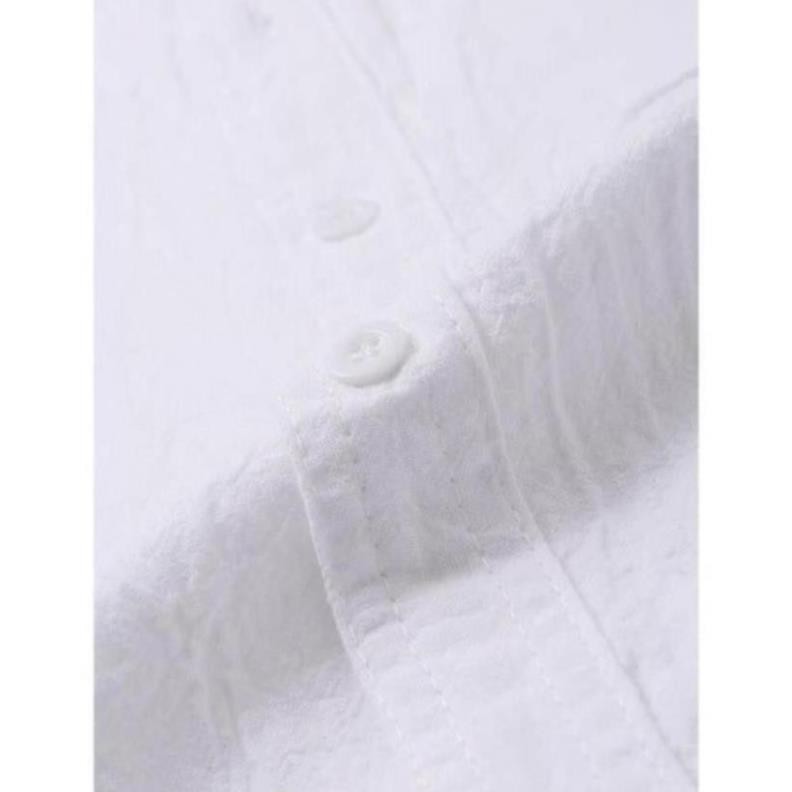 (NT) Áo Sơ Mi Nam Đũi Nhật Cổ Trụ (0) 2 18 | BigBuy360 - bigbuy360.vn