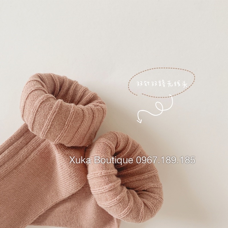 Tất Trẻ Em Hàn Quốc, Tất Vớ Dài Ren Hoa Cao Cấp Cho Bé Gái Từ 1 - 12 tuổi