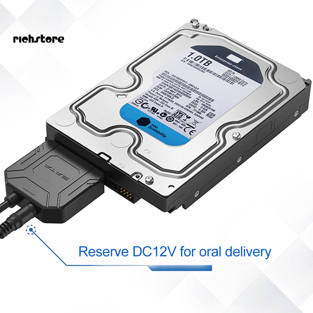 Cáp Chuyển Đổi Ổ Cứng SSD HDD SATA Sang USB 3.0 2.5 / 3.5 inch | BigBuy360 - bigbuy360.vn