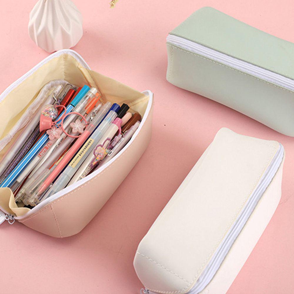 PEWANY Túi Đựng Bút Bằng Da PU Thiết Kế Sáng Tạo Dễ Thương Ốp